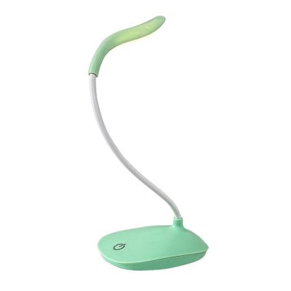 Rabalux - LED fleksibilna stolna lampa s prigušivanjem LED/2W/5V zelena