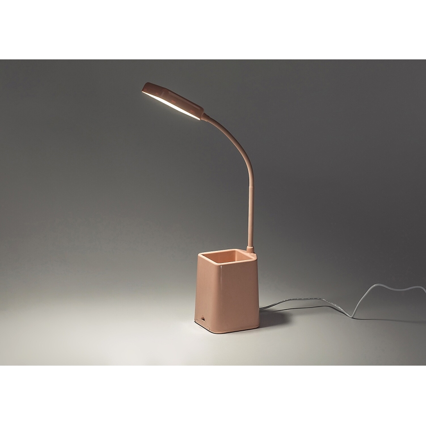 Rabalux - LED stolna lampa s prigušivanjem svjetla LED/6W/230V 5000K ružičasta