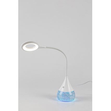 Rabalux - LED RGB stolna lampa s mogućnošću prigušivanja LED/4W/230V bijela