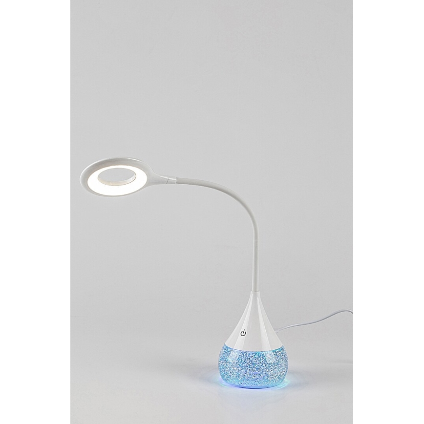 Rabalux - LED RGB stolna lampa s mogućnošću prigušivanja LED/4W/230V bijela