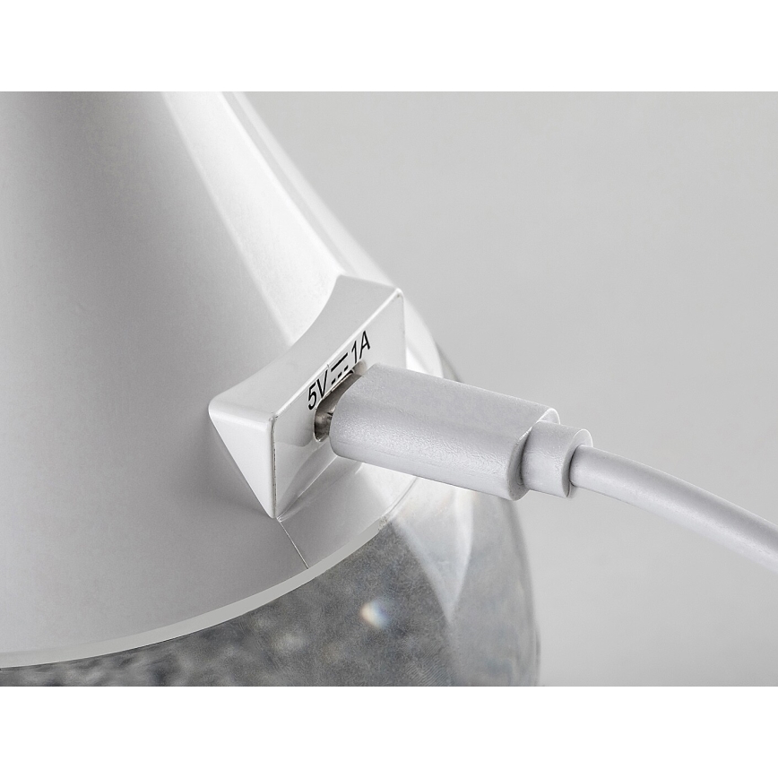 Rabalux - LED RGB stolna lampa s mogućnošću prigušivanja LED/4W/230V bijela