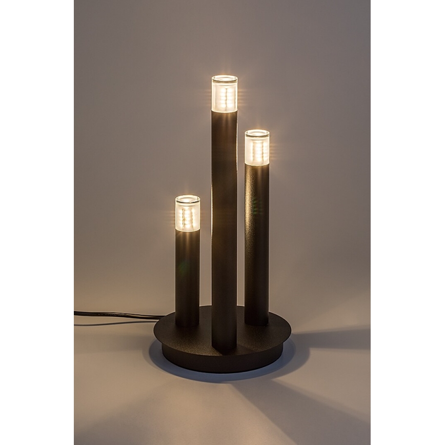 Rabalux - Stolna lampa 3xG9/5W/230V crna