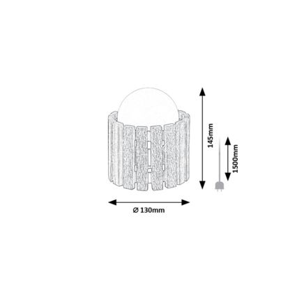 Rabalux - Stolna lampa 1xG9/5W/230V