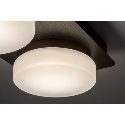 Rabalux - LED Stropna kupaonska svjetiljka 2xLED/5,5W/230V IP44 crna