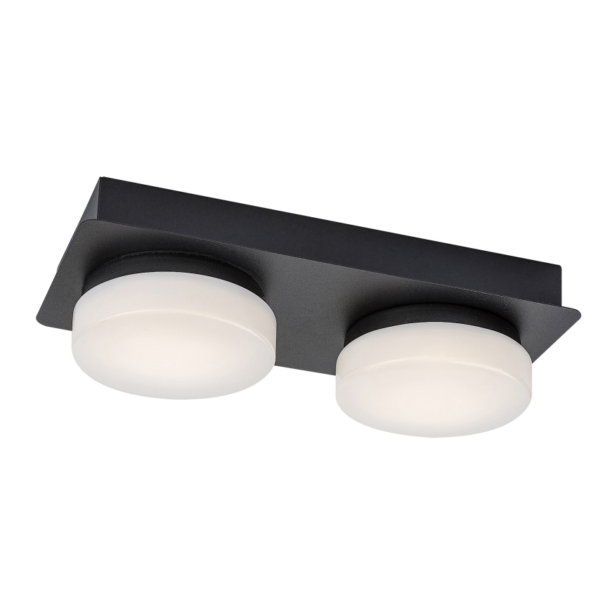 Rabalux - LED Stropna kupaonska svjetiljka 2xLED/5,5W/230V IP44 crna