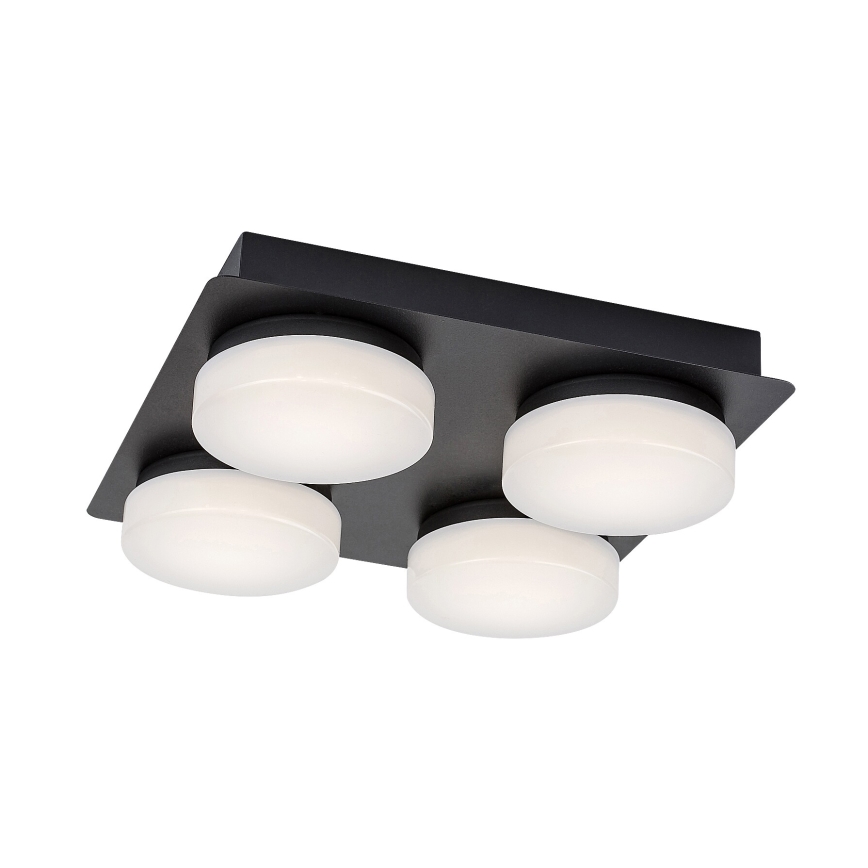 Rabalux - LED Stropna kupaonska svjetiljka 4xLED/5,2W/230V IP44 crna