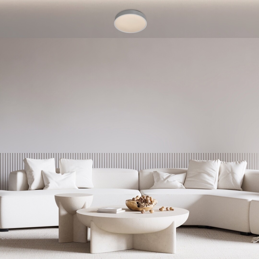 Rabalux - LED stropna svjetiljka LED/18W/230V IP44 4000K srebrna promjer 28 cm