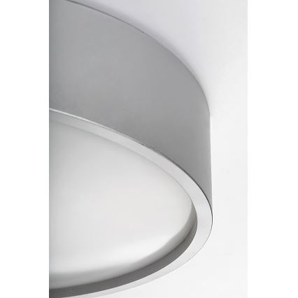Rabalux - LED stropna svjetiljka LED/18W/230V IP44 4000K srebrna promjer 28 cm