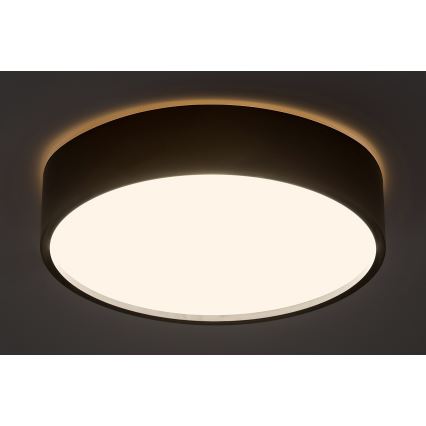 Rabalux - LED Stropna svjetiljka sa senzorom LED/19W/230V IP44 4000K pr. 28,5 cm crna