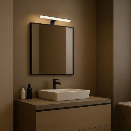 Rabalux - LED svjetlo za kupaonsko ogledalo, 6 W, 230 V, IP44, 30 cm, crno