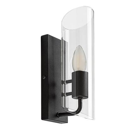 Rabalux - Zidna svjetiljka za kupaonicu 1xE14/12W/230V IP44 crna