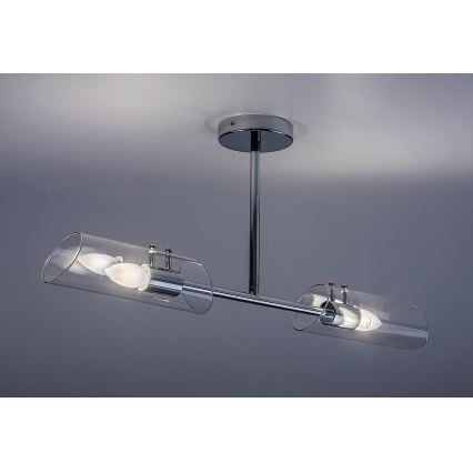 Rabalux - Kupaonski luster 2xE14/12W/230V IP44 sjajni krom