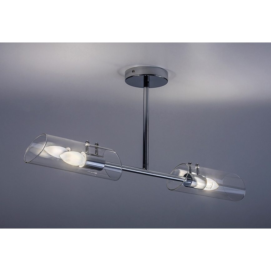 Rabalux - Kupaonski luster 2xE14/12W/230V IP44 sjajni krom