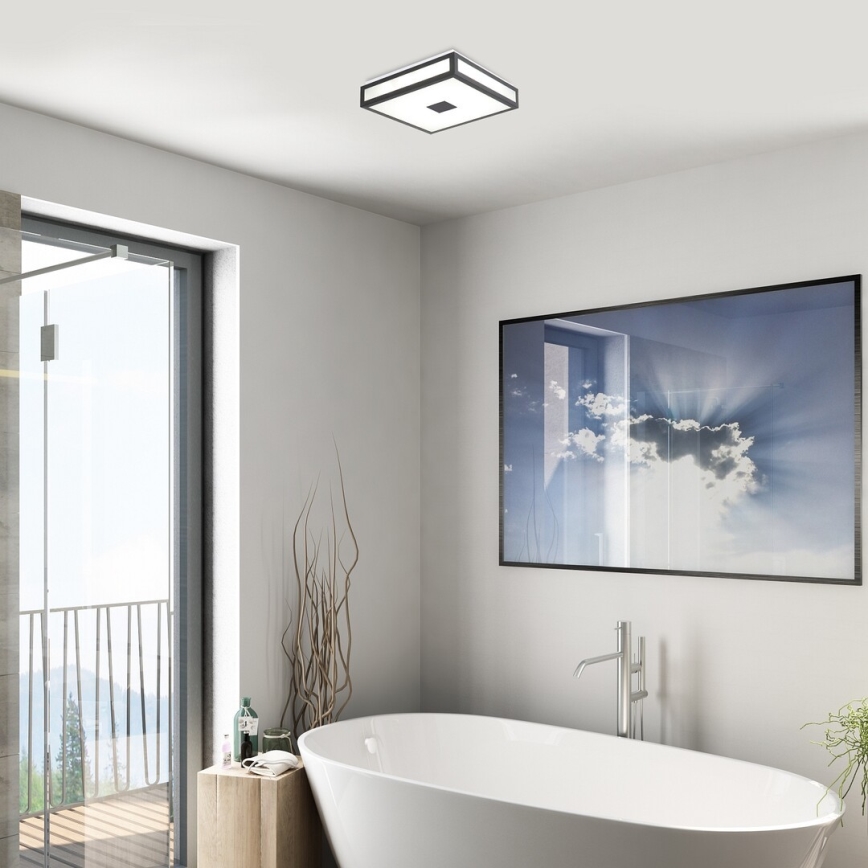 Rabalux - LED Stropna svjetiljka za kupaonicu LED/18W/230V IP44 crna