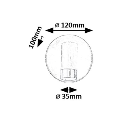 Rabalux - LED Zidna reflektorska svjetiljka LED/3W/230V 4000K