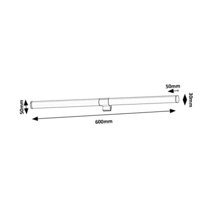Rabalux - LED kupaonsko osvjetljenje za ogledalo LED/8W/230V IP44 60 cm