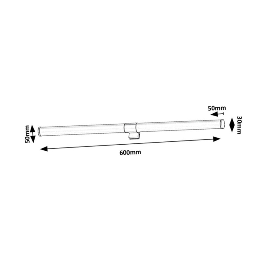 Rabalux - LED kupaonsko osvjetljenje za ogledalo LED/8W/230V IP44 60 cm