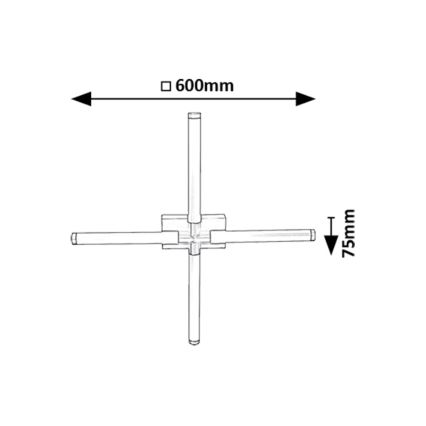 Rabalux - LED Zidna svjetiljka za kupaonicu LED/16W/230V 4000K IP44