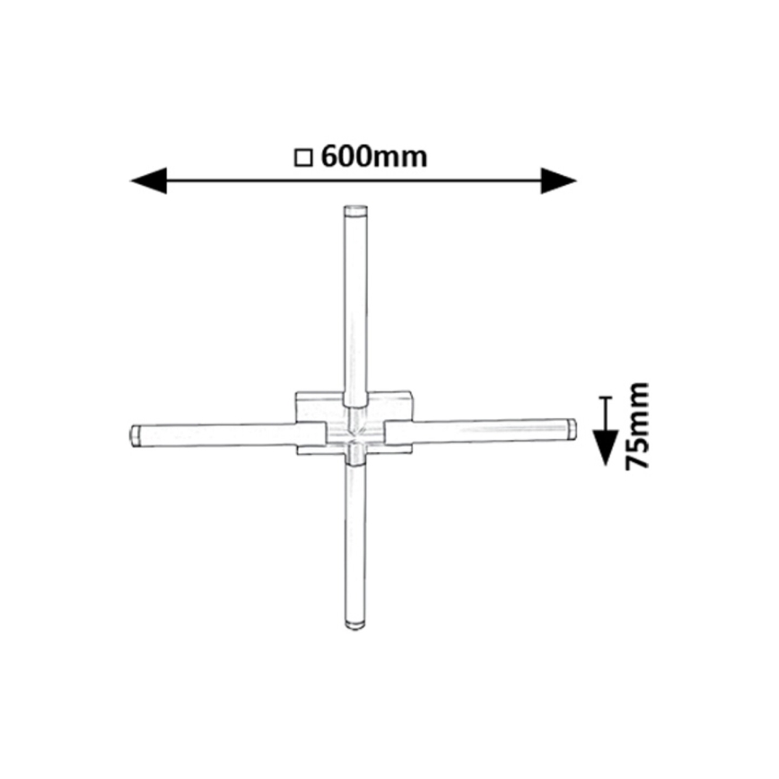 Rabalux - LED Zidna svjetiljka za kupaonicu LED/16W/230V 4000K IP44