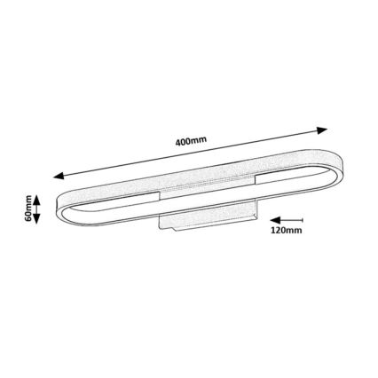 Rabalux - LED svjetlo za kupaonsko ogledalo LED/15W/230V IP44 40 cm