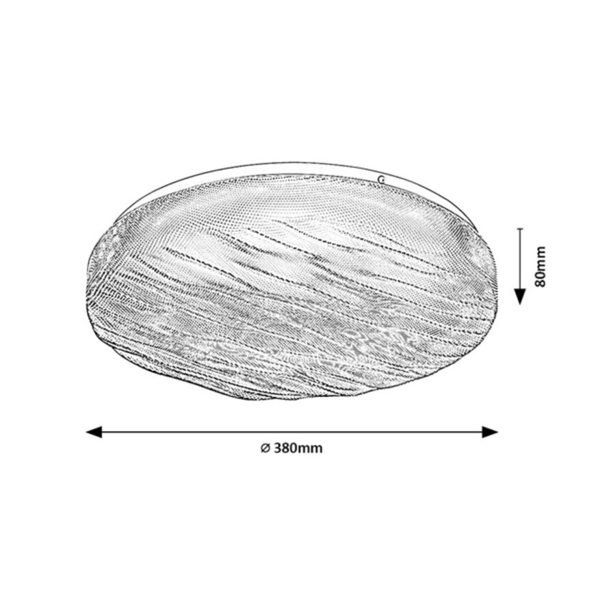 Rabalux - LED kupaonsko stropno svjetlo LED/24W/230V IP44 4000K pr. 38 cm