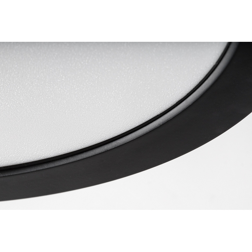 Rabalux - LED stropna svjetiljka za kupaonicu LED/24W/230V, promjer 22 cm, IP44, crna