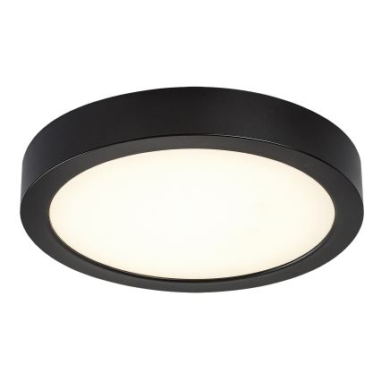 Rabalux - LED stropna svjetiljka za kupaonicu LED/24W/230V, promjer 22 cm, IP44, crna