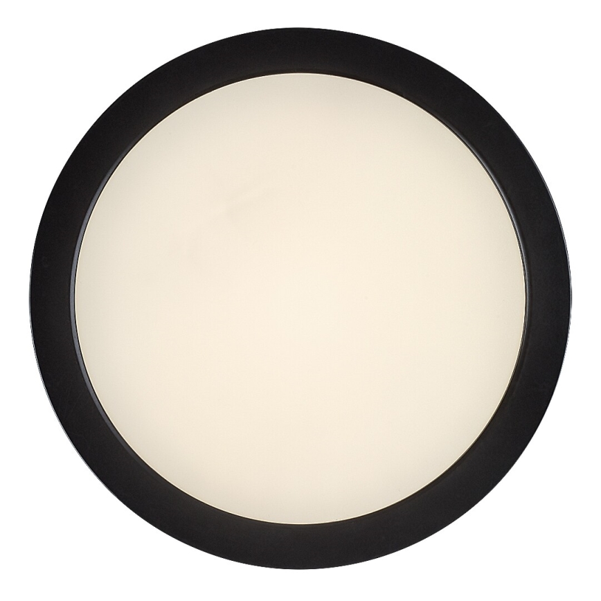 Rabalux - LED stropna svjetiljka za kupaonicu LED/24W/230V, promjer 22 cm, IP44, crna