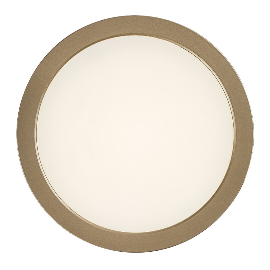 Rabalux - LED stropno svjetlo za kupaonicu LED/24W/230V Ø 22 cm IP44 zlatna