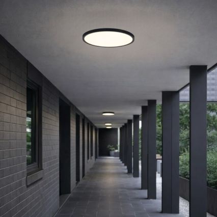 Rabalux - LED stropno svjetlo za kupaonicu LED/18W/230V 3000/4000/6000K pr. 29 cm IP44 crno