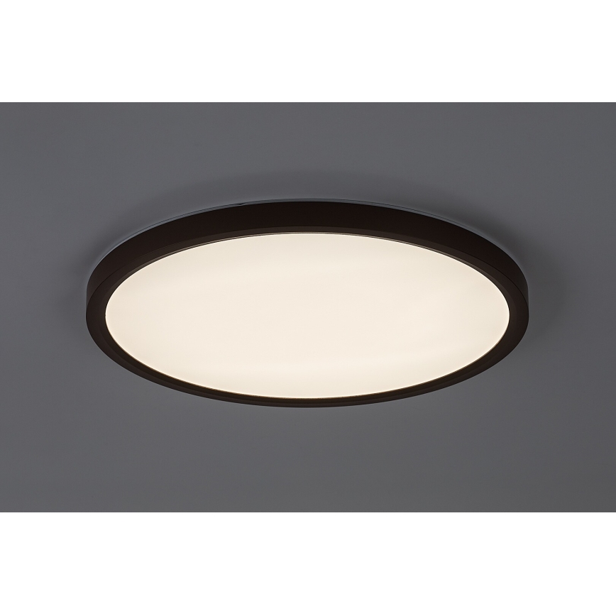 Rabalux - LED stropno svjetlo za kupaonicu LED/24W/230V 3000/4000/6000K Ø 40 cm IP44 smeđa