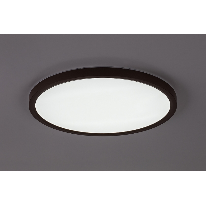 Rabalux - LED stropno svjetlo za kupaonicu LED/24W/230V 3000/4000/6000K Ø 40 cm IP44 smeđa