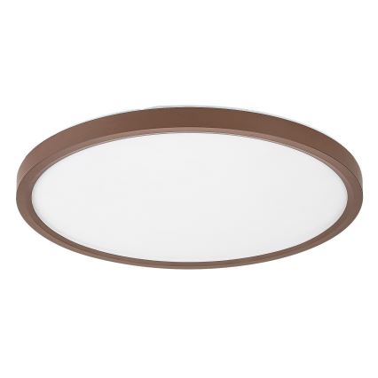Rabalux - LED stropno svjetlo za kupaonicu LED/24W/230V 3000/4000/6000K Ø 40 cm IP44 smeđa