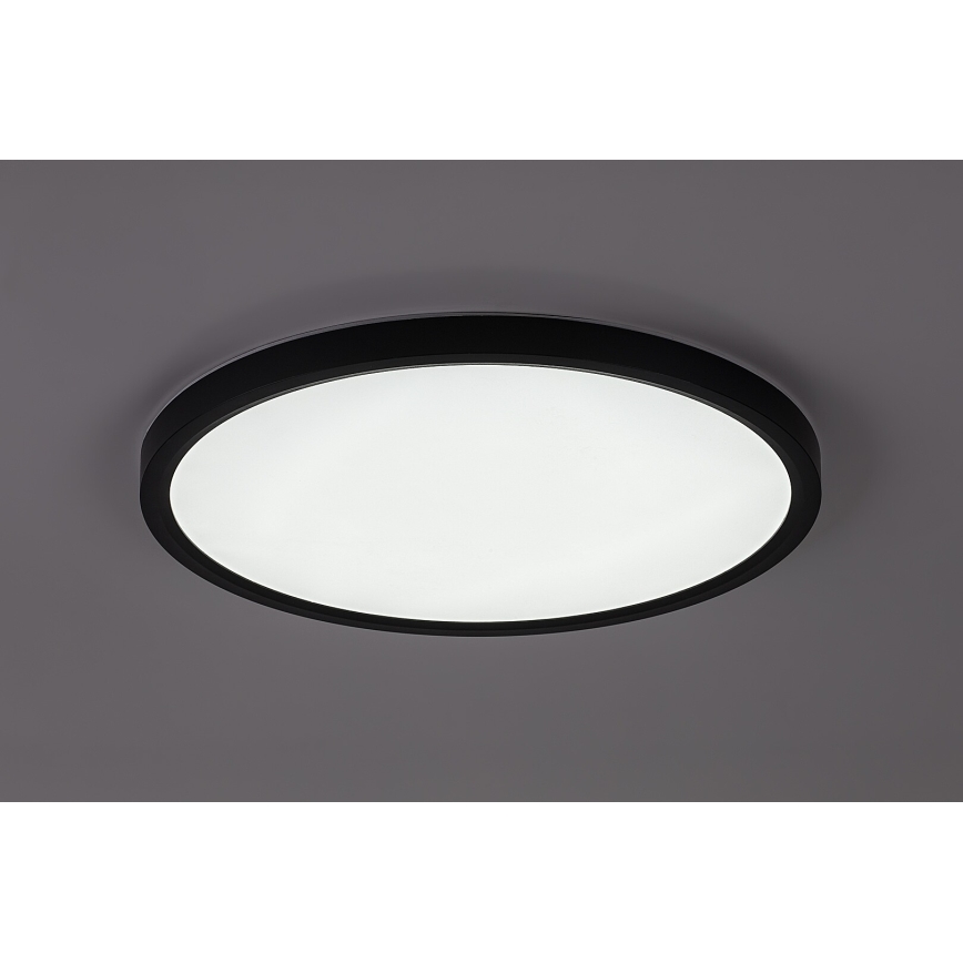Rabalux - LED kupaonsko stropno svjetlo LED/24W/230V 3000/4000/6000K Ø 40 cm IP44 crno