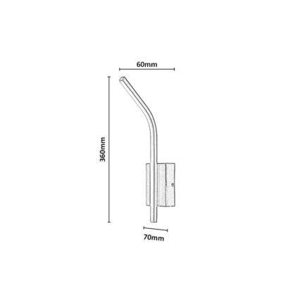 Rabalux - LED Kupaonsko zidno svjetlo LED/10W/230V 4000K IP44 zlatno