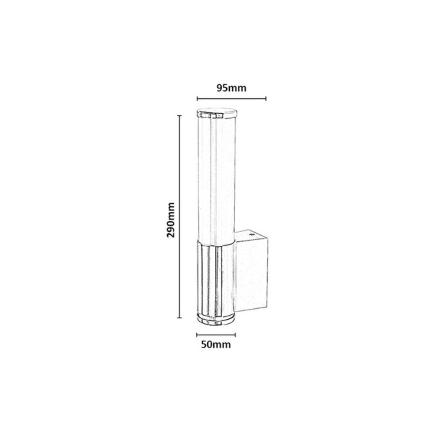 Rabalux - LED Kupaonsko zidno svjetlo LED/6W/230V IP44 sjajni krom