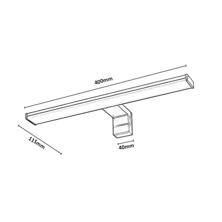 Rabalux - LED kupaonsko osvjetljenje za ogledalo LED/8W/230V IP44 40 cm