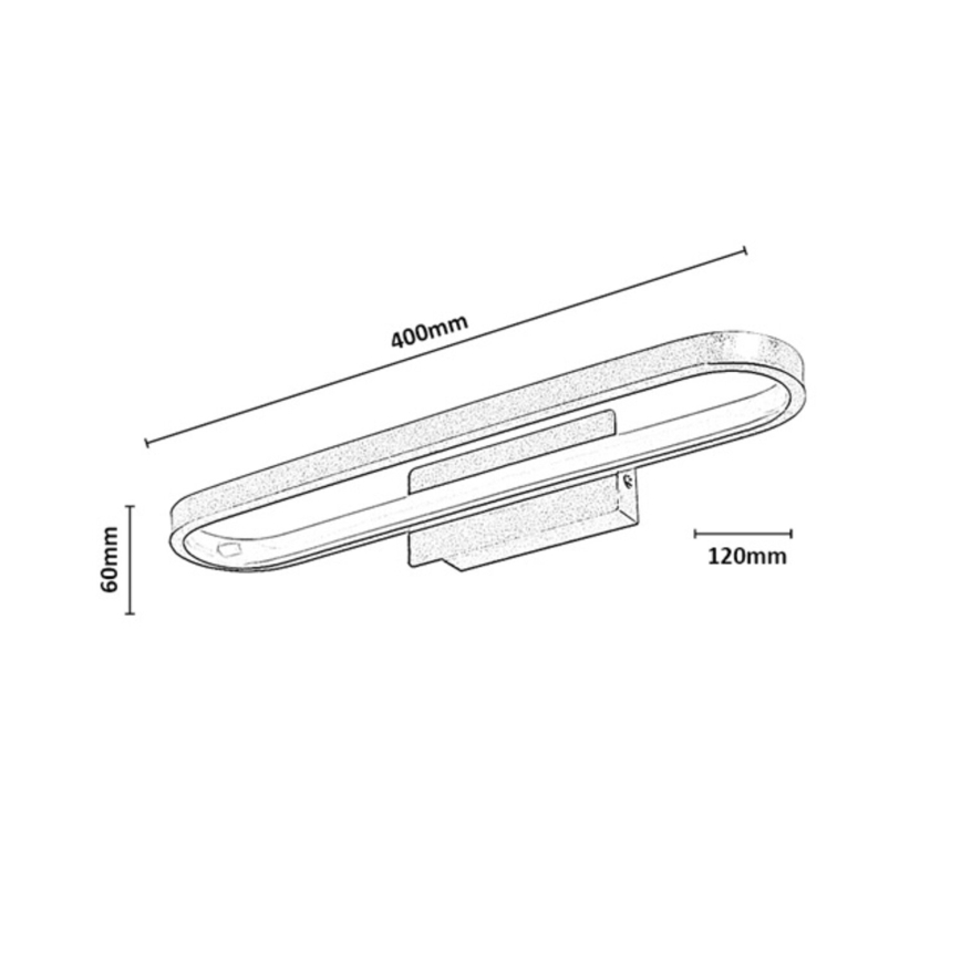 Rabalux - LED rasvjeta za kupaonsko ogledalo LED/15W/230V IP44 40 cm