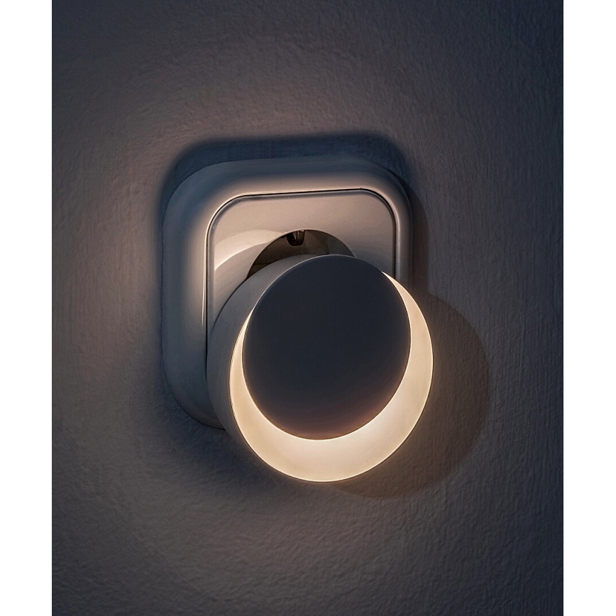 Rabalux - LED Noćno svjetlo za utičnicu sa senzorom za dan/noć LED/0,3W/230V 3000K