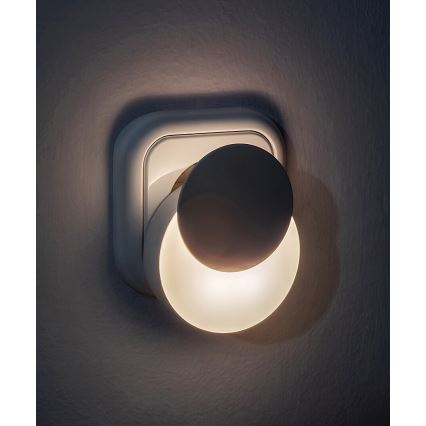 Rabalux - LED Noćno svjetlo za utičnicu sa senzorom za dan/noć LED/0,3W/230V 3000K
