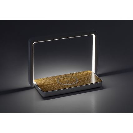 Rabalux - LED stolna lampa s mogućnošću prigušivanja i bežičnim punjačem LED/4W/5V 3000K