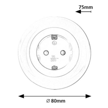 Rabalux - LED RGB Utičnica s rasvjetom LED/0,54W/230V 3000K