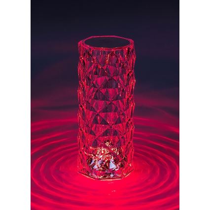 Rabalux 76015 - LED RGB Prigušiva stolna punjiva lampa SIGGY LED/1,5W/3,7V 800 mAh