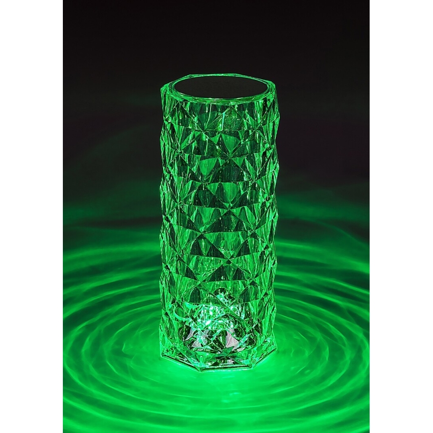 Rabalux 76015 - LED RGB Prigušiva stolna punjiva lampa SIGGY LED/1,5W/3,7V 800 mAh