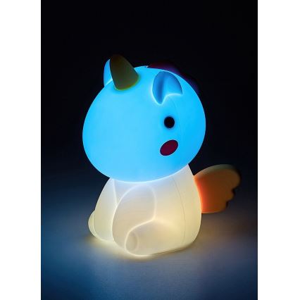 Rabalux - LED RGB Prigušiva dodirna punjiva dječja lampica LED/0,45W/5V
