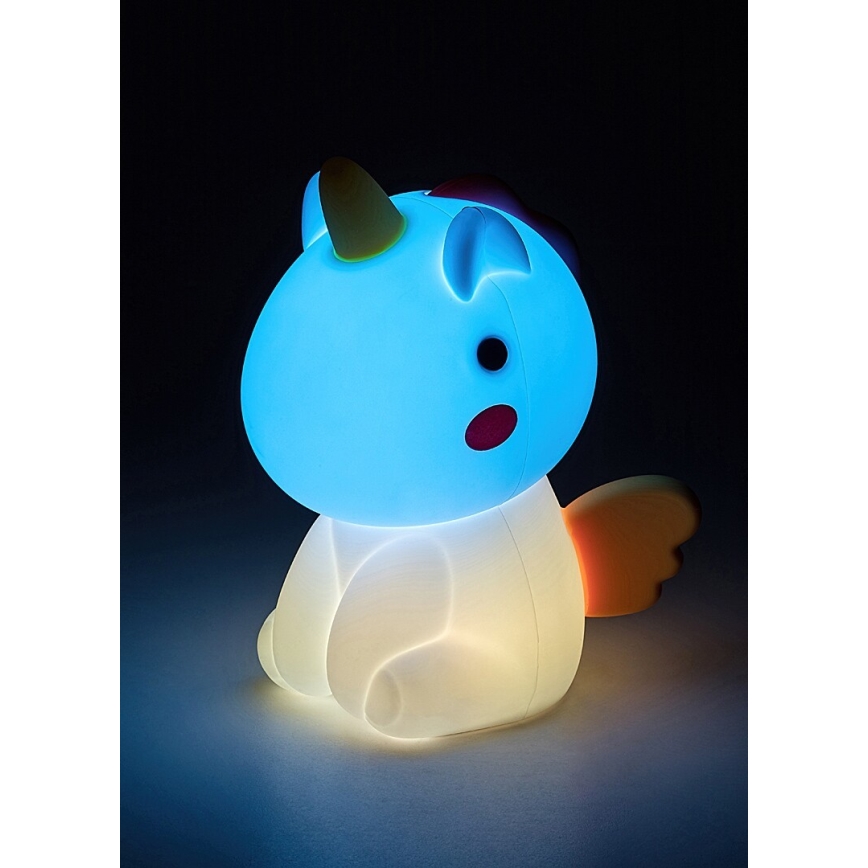 Rabalux - LED RGB Prigušiva dodirna punjiva dječja lampica LED/0,45W/5V