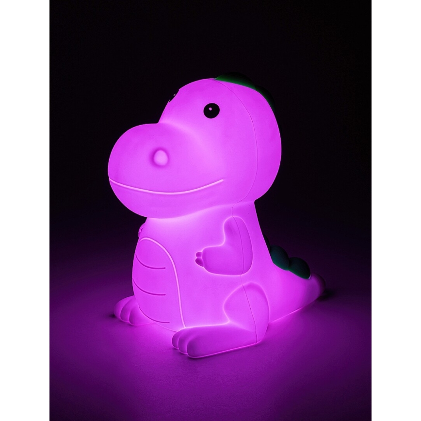 Rabalux - LED RGB Prigušiva dodirna punjiva dječja lampica LED/0,45W/5V