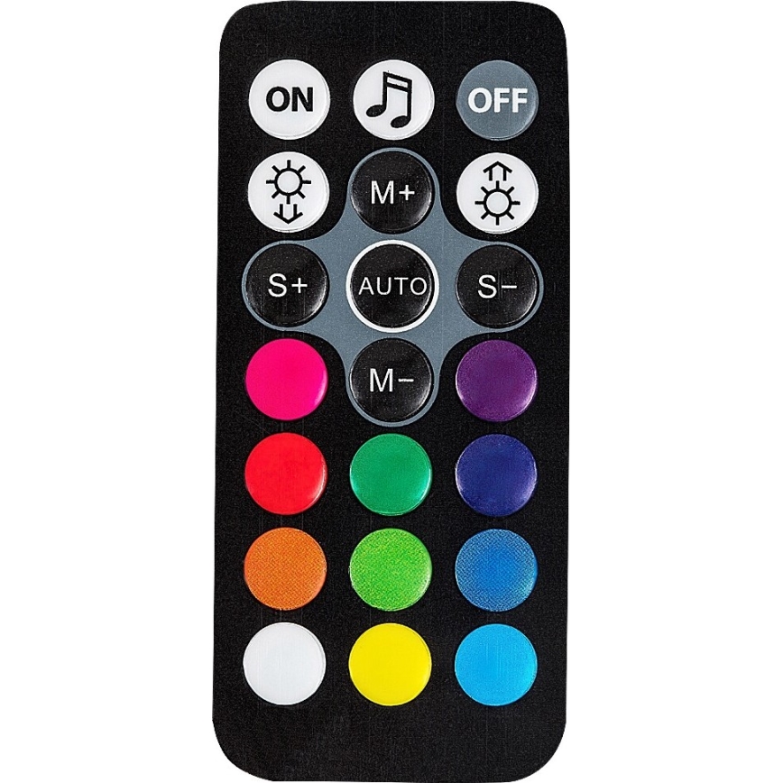Rabalux - LED RGB Prigušiva stolna lampa LED/1W/5V/3xAA + daljinski upravljač