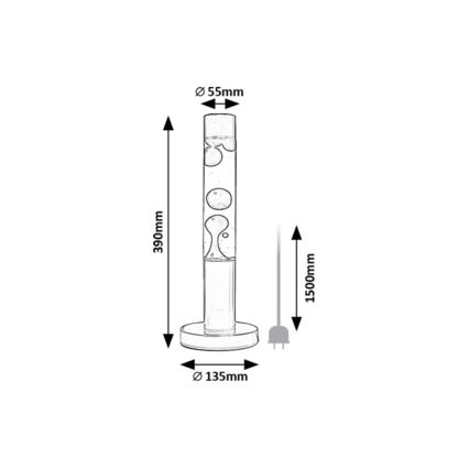 Rabalux - LED Lava lampa LED/25W/230V