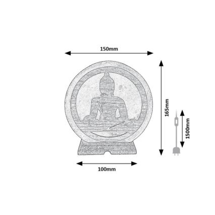 Rabalux - Solna lampa 1xE14/15W/230V